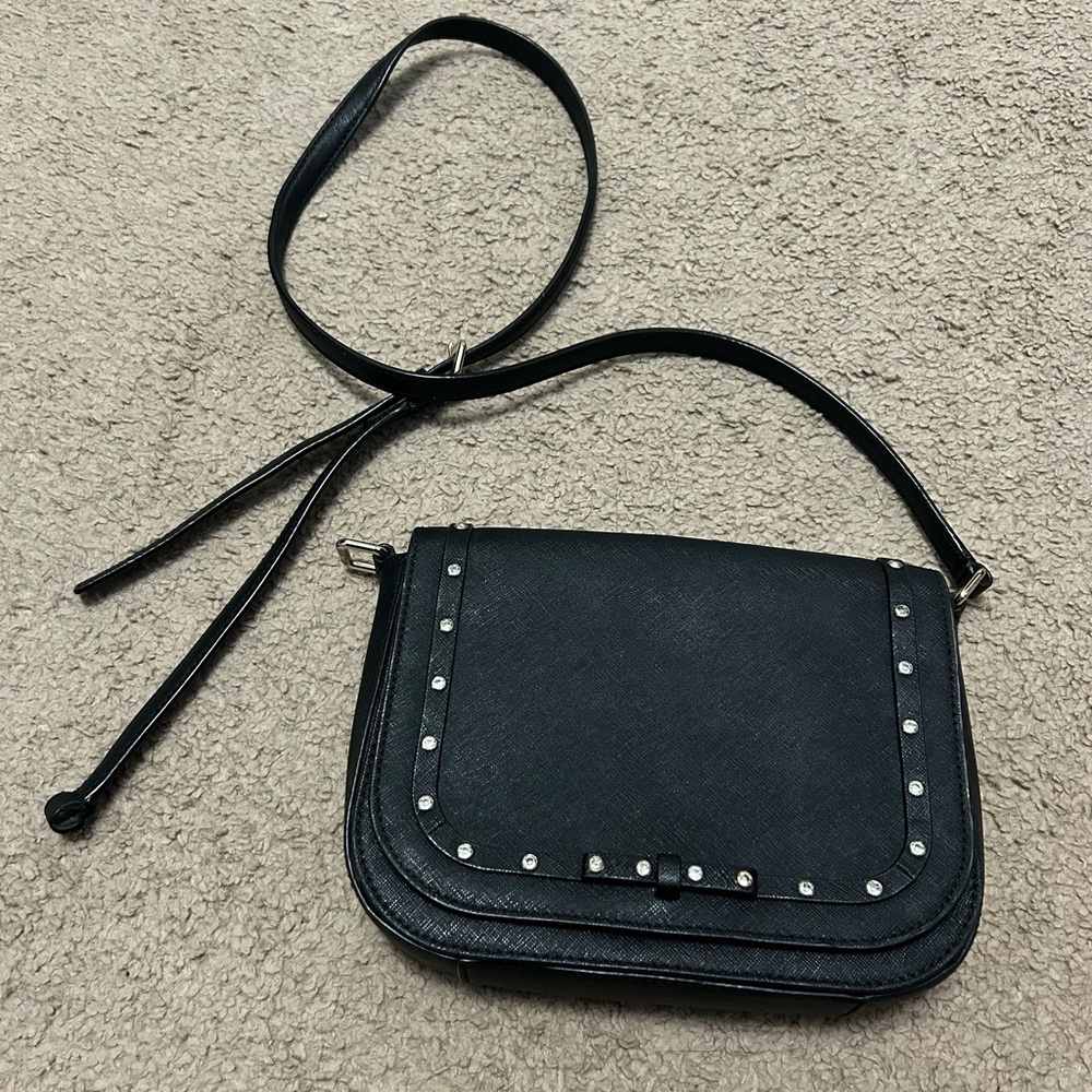 KATE SPADE Elegant Black Studded Women's Bag
